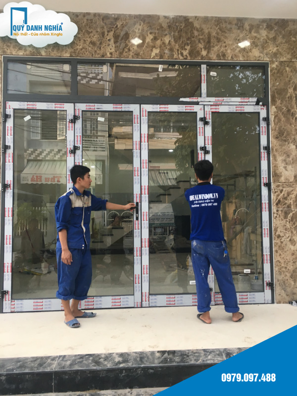 cua di nhom xingfa 4 canh 4