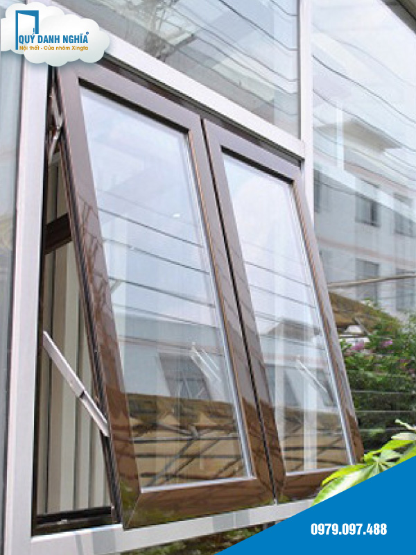 cua nhua loi thep tai Da Nang - cua so mo hat 2 canh 3