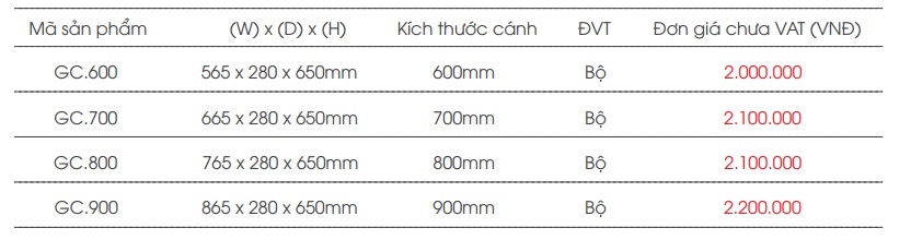 Gia bat dia co dinh GC Gerari 2