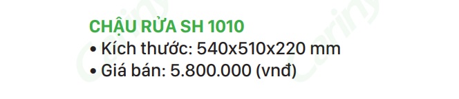 Thong so chau rua SH 1010