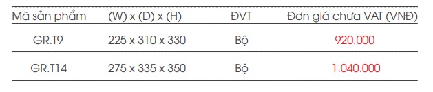 thong so thung rac tron