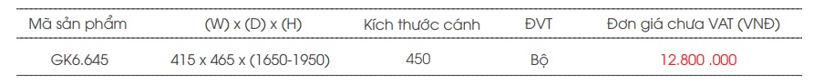 thong so tu kho dang nan det canh mo GK6