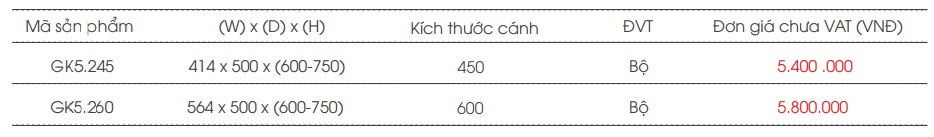 thong so tu kho inox nan tron 2 tang Gk5