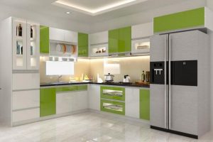 Mẫu Tủ bếp chữ U hấp dẫn người dùng bởi tính thẩm mỹ cao và tiện ích vượt trội